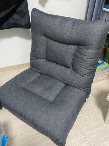 【美品】1人がけソファ　座椅子　ローチェア
