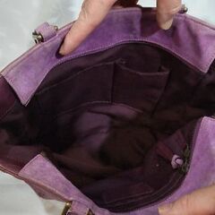 COACHバッグ❢（パープル）の画像