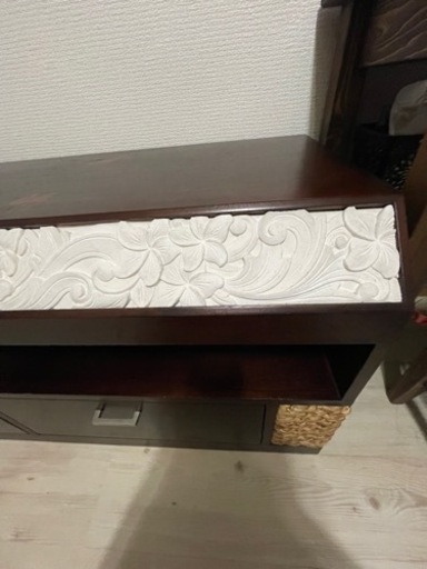 ※早い者勝ち・大幅値下げ中。※アジアン家具　テレビボード180㎝☆状態（一部変色、傷あり）
