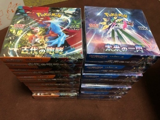 ポケカ　古代の咆哮7BOX　未来の一閃7BOX  14BOXすべてシュリンク付き