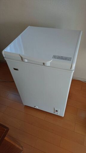 お話中・ハイアール Haier上開き式冷凍庫 　ホワイト JF-NC103F（103リットル）