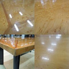 IDC 大塚家具 スプレンダー センターテーブル バーズアイメープル 鳥目杢 ローテーブル ソファテーブル 札幌市 新道東店の画像