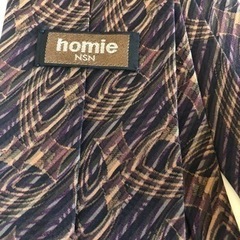 homie ネクタイ　絹100% イタリア　国内製造の画像