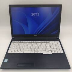 富士通　2019年発売分　高性能8世代Core i5 SSD256G搭載　メモリ8G CD/DVD　大画面15.6インチ　テンキー　 Wifi対応　#160B6ED