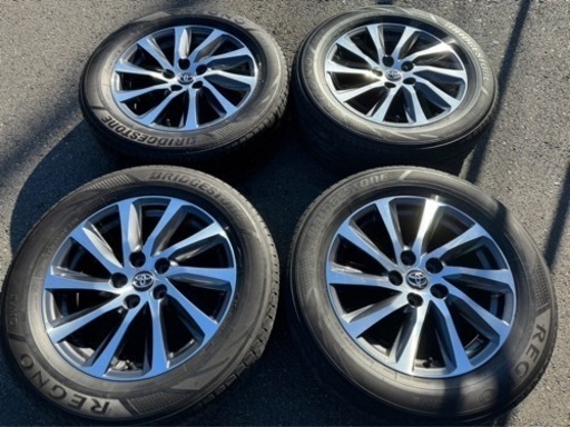 美品30アルファード　ヴェルファイア　純正17インチ　レグノGRVII ホイールタイヤセット4本