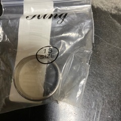 ステンレス指輪の画像