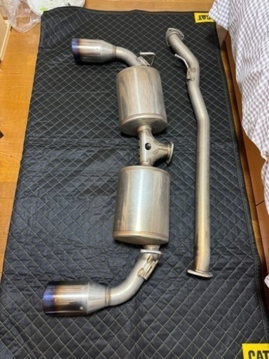 50系RAV4 ガナドールマフラー　チタンテール　ガソリン車