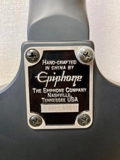 エピフォン　サンダーバード　マットブラック　ベース　Epiphone Thunderbird