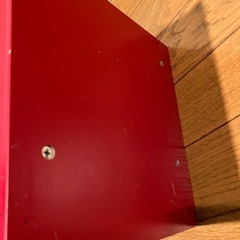 カラーボックス赤の画像