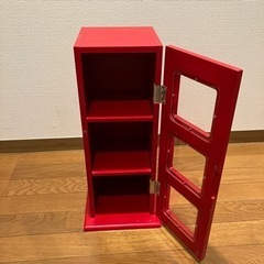 カラーボックス赤の画像