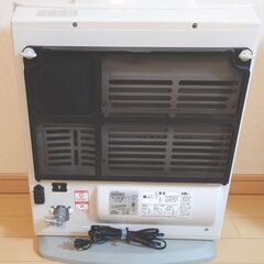LPガス用リンナイRC-L4001NP-WHガスファンヒーター美品5ｍホース付の画像