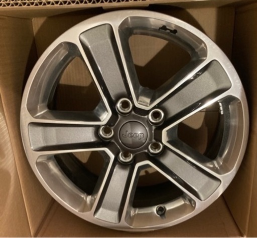 【新車外し】2023年式　JEEP　ラングラー　純正アルミホイール　18×7.5J　5本  バラ売り可能