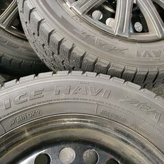 特価　グッドイヤーアイスナビＺＥＡⅡ195/65r15　日産純正15インチスチールホイール4本の画像