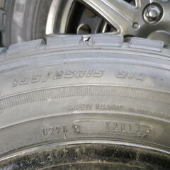 特価　グッドイヤーアイスナビＺＥＡⅡ195/65r15　日産純正15インチスチールホイール4本の画像