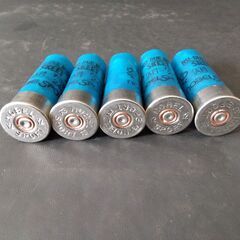 空薬莢 12番径 ダミーカートリッジ ハンドメイド材料 キーホルダー等に　5本の画像