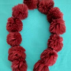 未使用スカート＋ファー襟巻の画像