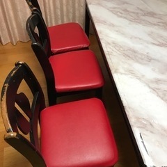 ダイニングテーブル　イス6脚の画像