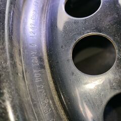 特価　グッドイヤーアイスナビＺＥＡⅡ195/65r15　日産純正15インチスチールホイール4本の画像