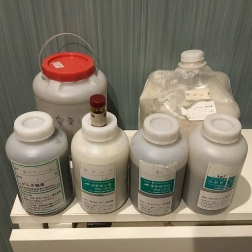 お得☆陶芸用釉薬☆7点セット☆金油付き