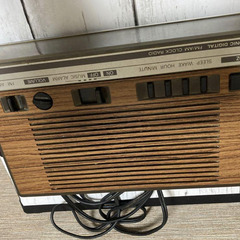 アメリカGEラジオ　(70年代ビンテージ使用確認済み　レトロ 通電確認済みの画像