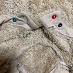 カバーオール もこもこ ロンパース 70の画像