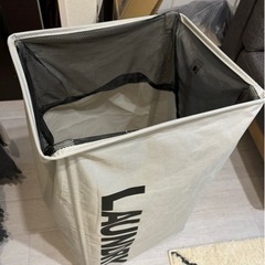 (決まりました)ランドリーバスケット　洗濯かごの画像