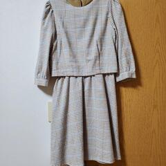 マジェスティックレゴン　チェック柄ワンピース