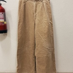 niko and ニコアンド コーデュロイワイドパンツの画像