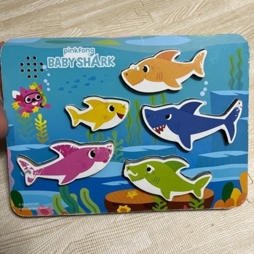 木製パズル ベイビーシャーク（傷あり）