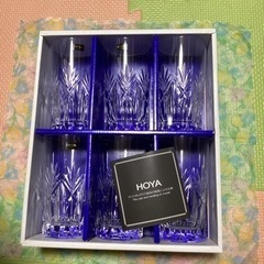 新品未使用　HOYA クリスタルグラス