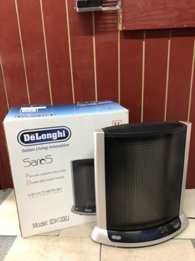 遠赤ヒーター　デロンギ　ダブルフェイス　サロス　SDH1200J 動作確認済み　リモ欠品