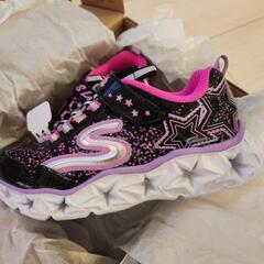 【交渉中】SKECHERS　スケッチャーズ　女の子　光る靴　１９センチの画像