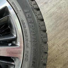 スペーシアカスタム純正アルミ&スタッドレスセット　165/55R15の画像