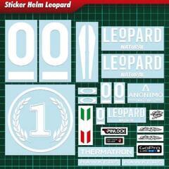 レオパードレーシング ヘルメットデカールキット MotoGP Arai SHOEI KYT AGVなど LEOPARD RACINGの画像