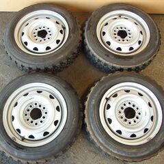 155/65R13 スパイク タイヤ ADVAN MT-14 5J×13 +40 12H マルチ スチール 4本 札幌発