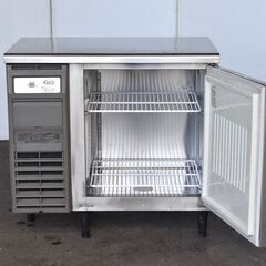 【ヤ取終了6/21】≪yt1009ジ≫ 福島工業 業務用冷蔵庫 AYC-090RM 幅90cm 奥行60cm 横型1ドア コールドテーブル AC100V 2017年 現状品 51111-05の画像