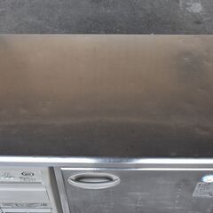 【ヤ取終了6/21】≪yt1009ジ≫ 福島工業 業務用冷蔵庫 AYC-090RM 幅90cm 奥行60cm 横型1ドア コールドテーブル AC100V 2017年 現状品 51111-05の画像