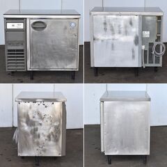 【ヤ取終了6/21】≪yt1009ジ≫ 福島工業 業務用冷蔵庫 AYC-090RM 幅90cm 奥行60cm 横型1ドア コールドテーブル AC100V 2017年 現状品 51111-05の画像