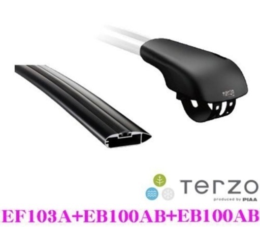 ランクル300 TERZO テルッツオ トヨタ FJA/VJA300系 (ルーフレール付)用 エアロルーフキャリア取付3点セット 1台