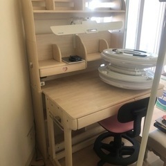 コイズミ　学習机　子供用学習机　4点セット