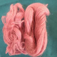 当時品　新品未使用他　昭和レトロ　東レ細毛ヘア3玉/ニッケビクター毛糸モヘア3玉（1玉使用中の為★オマケ)の画像