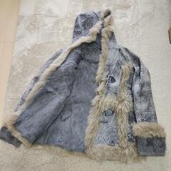 値下げ💣️【リアルレザー!!】ラビットファーコートの画像