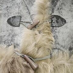 値下げ💣️【リアルレザー!!】ラビットファーコートの画像