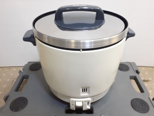 安心の除菌洗浄済パロマー 業務用大型ガス炊飯器　2.2升　PR-403SF-2　2019年製 LPガス用　保証有り【愛千130】