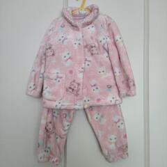 ねこちゃん女の子パジャマ１１０の画像