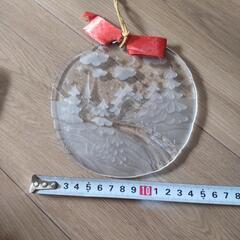 お話中！ガラスのクリスマス雑貨の画像
