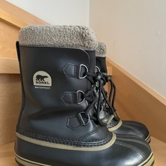 ソレル　カリブー　本革製　防水　ウィンターブーツ　スノーブーツ24㎝　定価24200円の画像