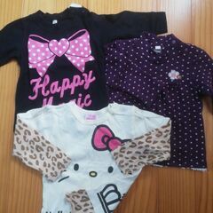 子供服80　女の子　長袖の画像