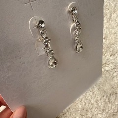 ジルコニア ゴージャス イヤリング 美品