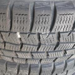 中古スタッドレスタイヤアルミホイール　ダンロップWM01 155/65R13の画像